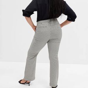 GAP FACTORY High Rise Kick Fit Print Pants